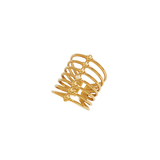 Dainty Zirconia Multi Layered Ring