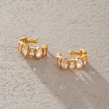 Zirconias Earcuff Set Earrings