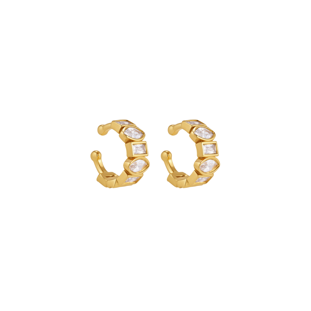 Zirconias Earcuff Set Earrings