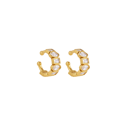 Zirconias Earcuff Set Earrings