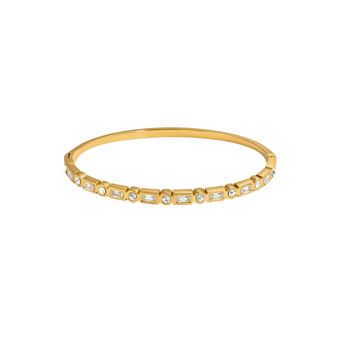 Zirconias Bangle Bracelet