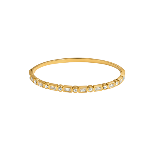 Zirconias Bangle Bracelet