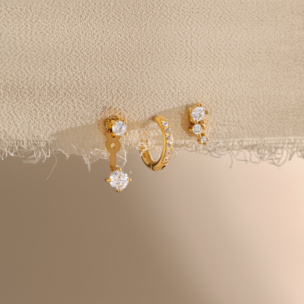 Zirconias Multi Earrings Set