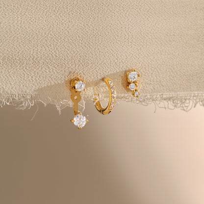 Zirconias Multi Earrings Set