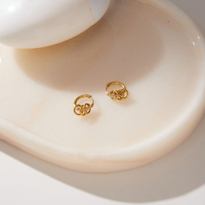 Dainty Zirconias MIni Huggie Earrings