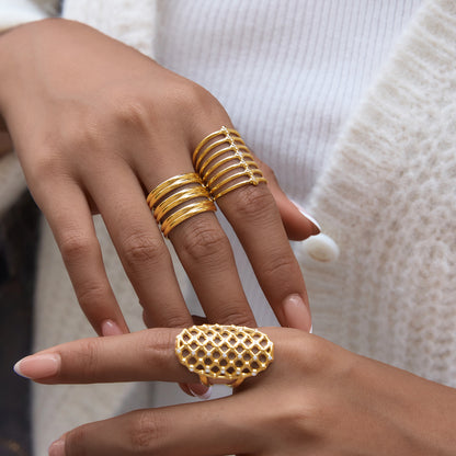 Zirconias Mesh Ring