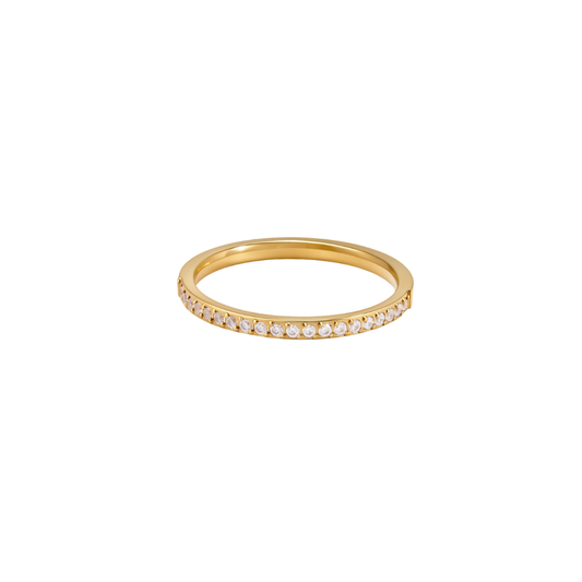 Dainty Zirconias Band Ring
