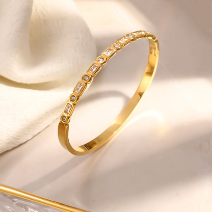 Zirconias Bangle Bracelet