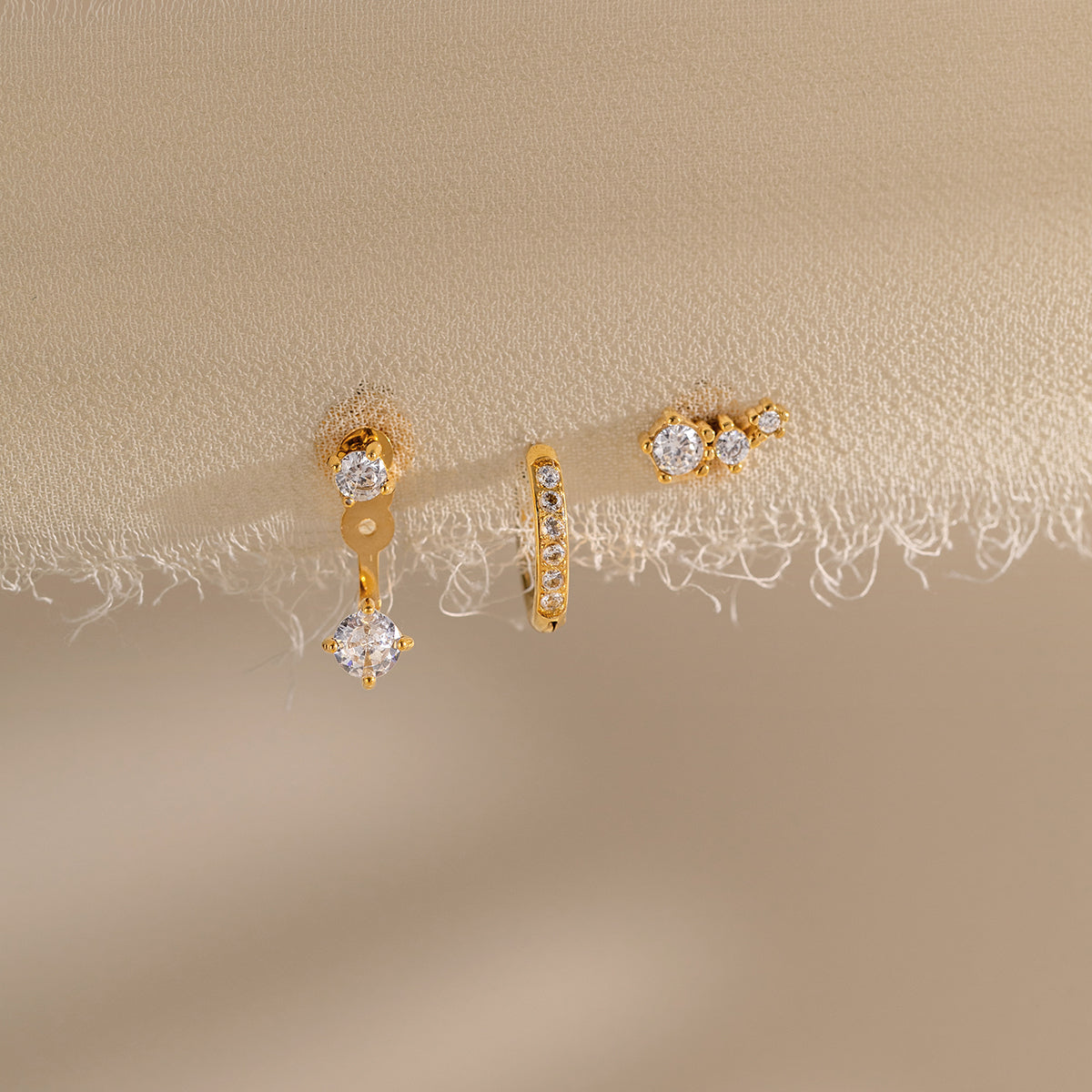 Zirconias Multi Earrings Set