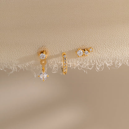 Zirconias Multi Earrings Set