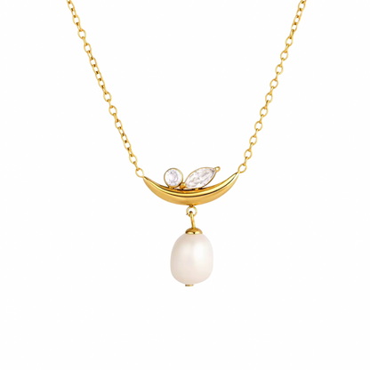 Single Pearl Adjustable Necklace
