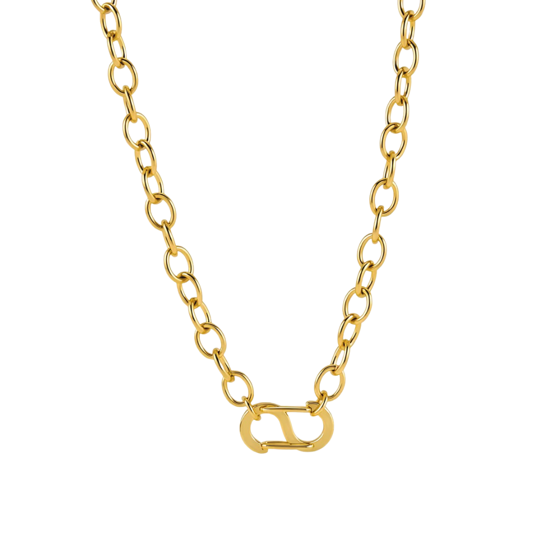 S Shape Clasp Necklace