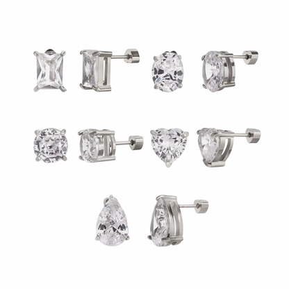 Silver Stud Earrings