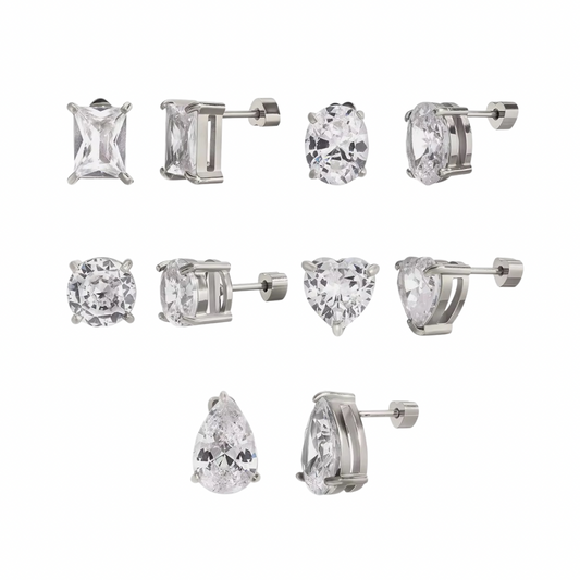 Silver Stud Earrings
