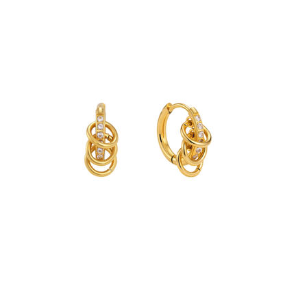 Dainty Zirconias MIni Huggie Earrings